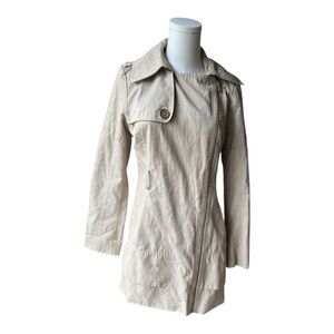 Guess Mid weight Trench‎ Coat Jacket - Size Small